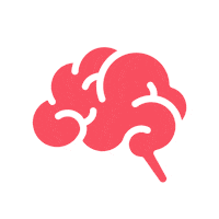 tryably brand rain brain raining Sticker