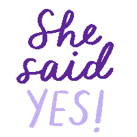 Excited I Said Yes Sticker by Joy