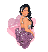 genesis14121 pretty sparkle glam coquette Sticker