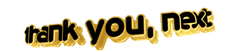 text thank you next Sticker