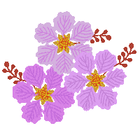Flower Sticker