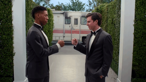 the middle fist bump GIF by ABC Network