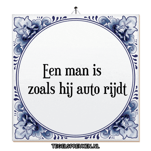 Humor Auto Sticker by Tegelspreuken.nl