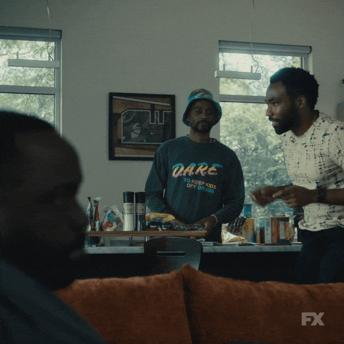 Donald Glover Laughing GIF by Atlanta