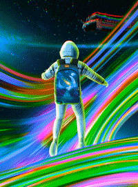 space neon GIF