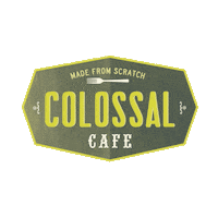 colossalcafe breakfast restaurant lunch small business Sticker
