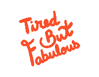 Tired Lets Go Sticker