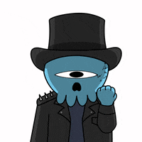 CloverStudios crypto nft hand shadow GIF