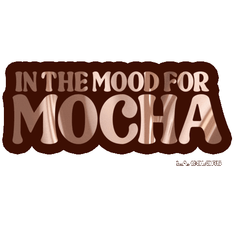 Coffee Bean Mocha Sticker by L.A. COLORS Cosmetics