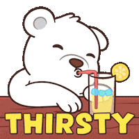 Refreshing Teddy Bear Sticker by BEARISH