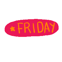 nbynhena love friday day colorful Sticker