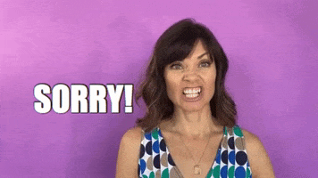 Sorry I Apologize GIF by Your Happy Workplace