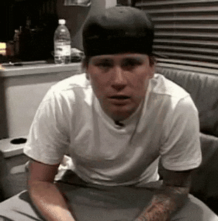 Staring Tom Delonge GIF