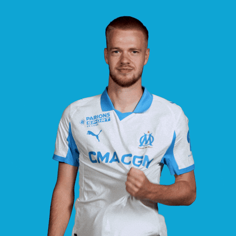 Logo Celebration GIF by Olympique de Marseille