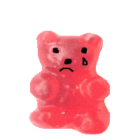 pink bear STICKER by imoji