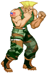 Street Fighter Guile Sticker