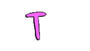 Alphabet T Sticker by deladeso