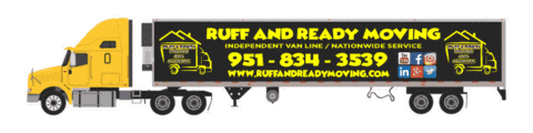 Truck Moving Sticker by RuffandReadyMoving