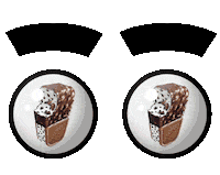 ice cream eyes Sticker by Maxibon España