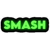 Neon Smash Sticker by CYBERZ