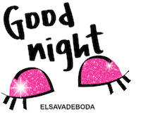 Goodnight Sticker by ELSAVADEBODA