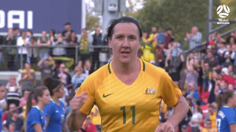 Happy Lisa De Vanna GIF by Football Australia