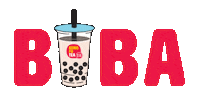 kungfutea boba bubble tea kung fu tea kungfutea Sticker