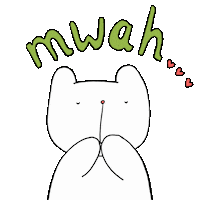 I Love You Kiss Sticker by thaomy