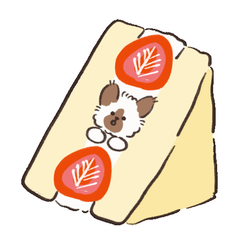 Cat Strawberry Sticker by koimoffee