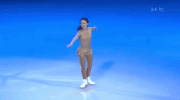 ice skating asian GIF