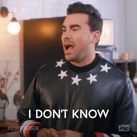 Confused Dan Levy GIF by Schitt's Creek