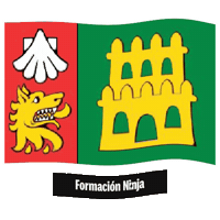 La Coruna Flag Sticker by Formación Ninja