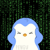 Stressed Penguin GIF by Pudgy Penguins