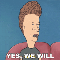Beavis And Butthead Yes GIF by Paramount+