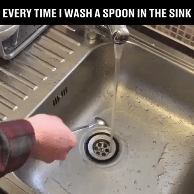 everytime i wash a spoom GIF