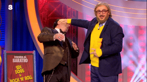 Gialappashow GIF by Tv8it