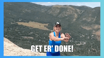 truegritandgrace excitement hiking unstoppable excercise GIF