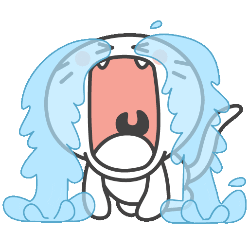 Sad Cat Sticker by KIKI