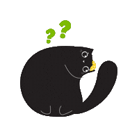 Cat Sticker by Yappy Pets