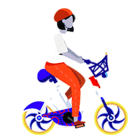 omni_cr bicycle omni movilidad bicicletas Sticker