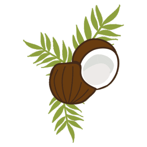 Cocktail Coconut Sticker by Blue Ivy