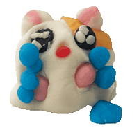 Hamster Clay Sticker