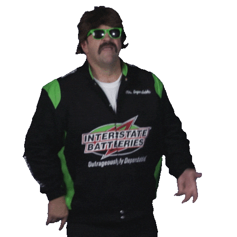 Mascot Air Guitar Sticker by Interstate Batteries
