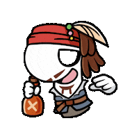 Jack Sparrow Paulchen Sticker by Paulberger