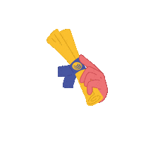 School Hand Sticker by Algarve Design Meeting