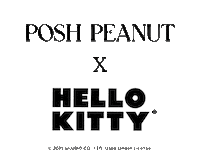 Hello Kitty Collaboration Sticker by Posh Peanut
