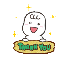 Thank You Sticker by moonyjp