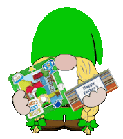 Fathers Day Gnome Sticker