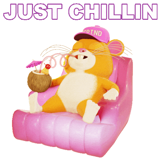 Chilling Day Off Sticker by Grind