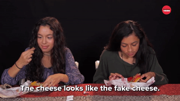 The Cheese Looks Fake